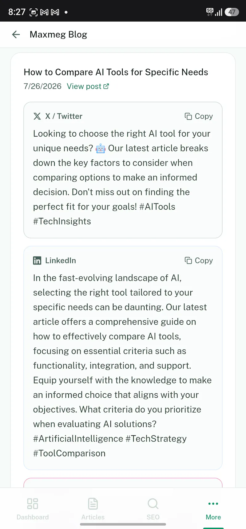 maxmeg. screenshot 3