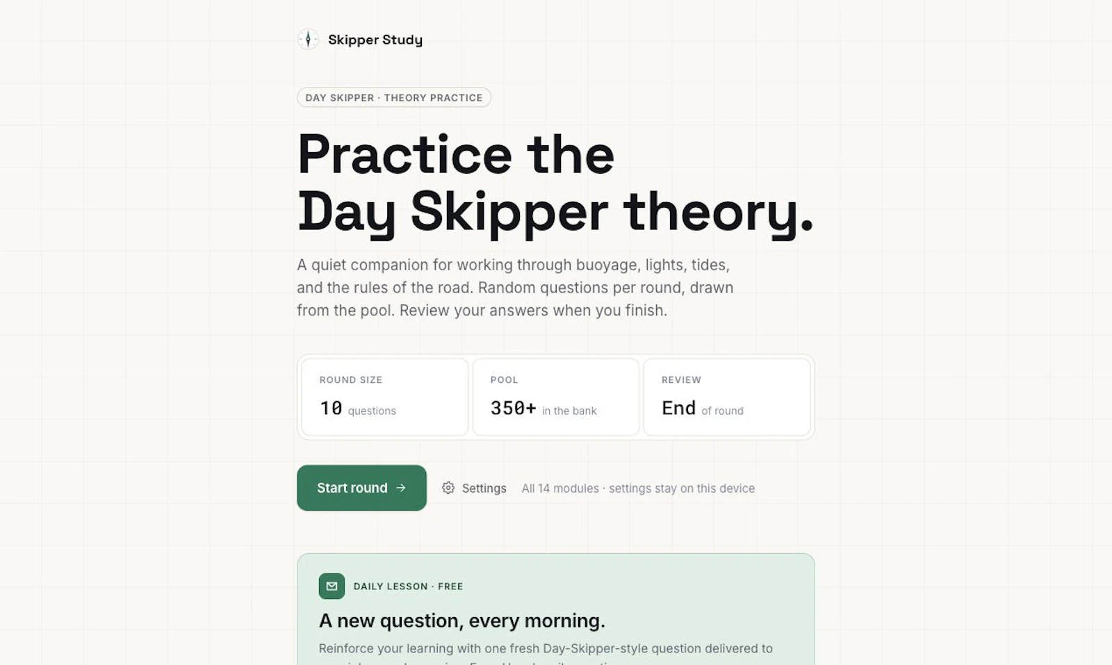 Skipper Study screenshot 3