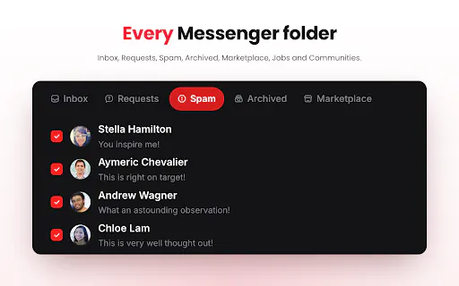 Lynx | Delete Facebook Messages gallery image
