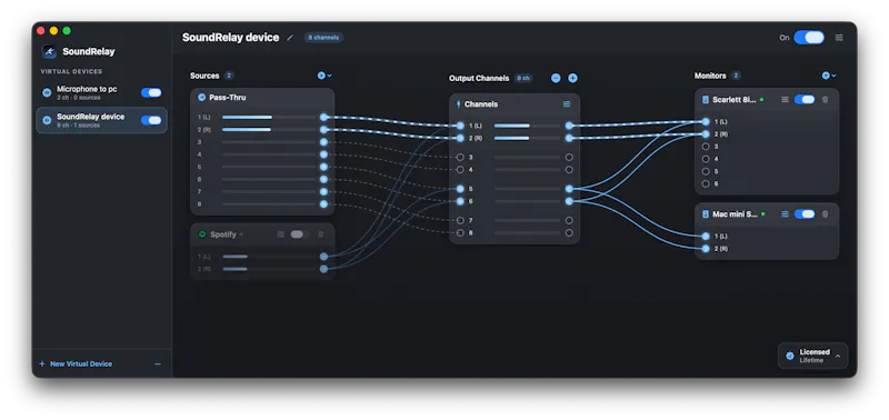 SoundRelay screenshot 1
