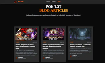 PoE 3.27 "Keepers of the Flame" gallery image
