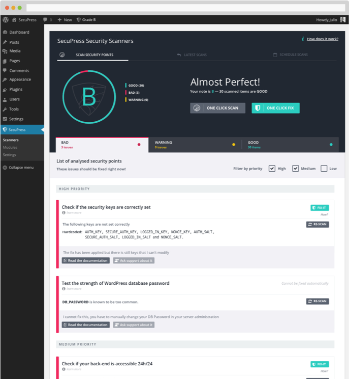 SecuPress gallery image