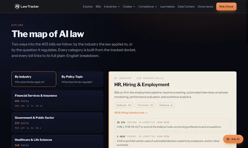 AI Law Tracker screenshot 3