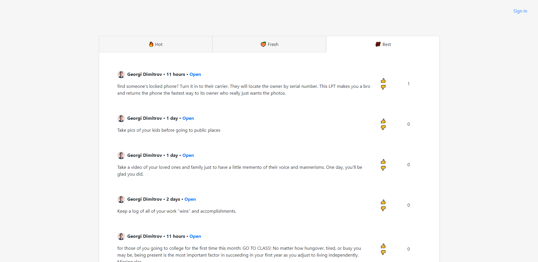 Short Life Hacks gallery image