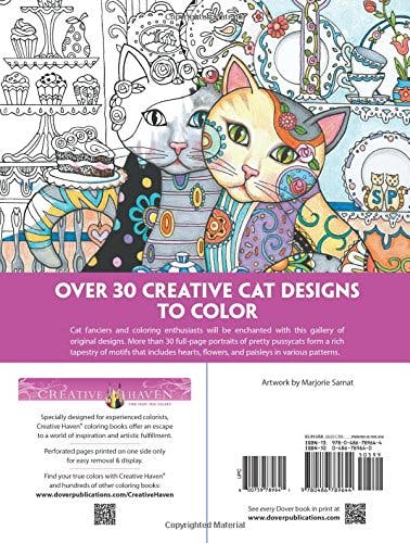 Creative Haven Creative Cats Coloring Book media 1