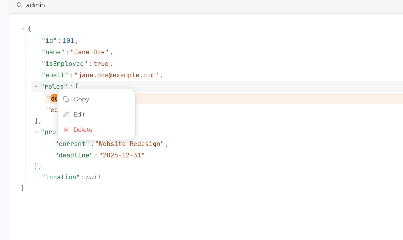 Better JSON Formatter screenshot 2