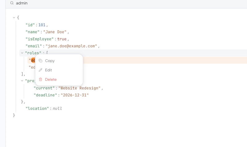Better JSON Formatter screenshot 2