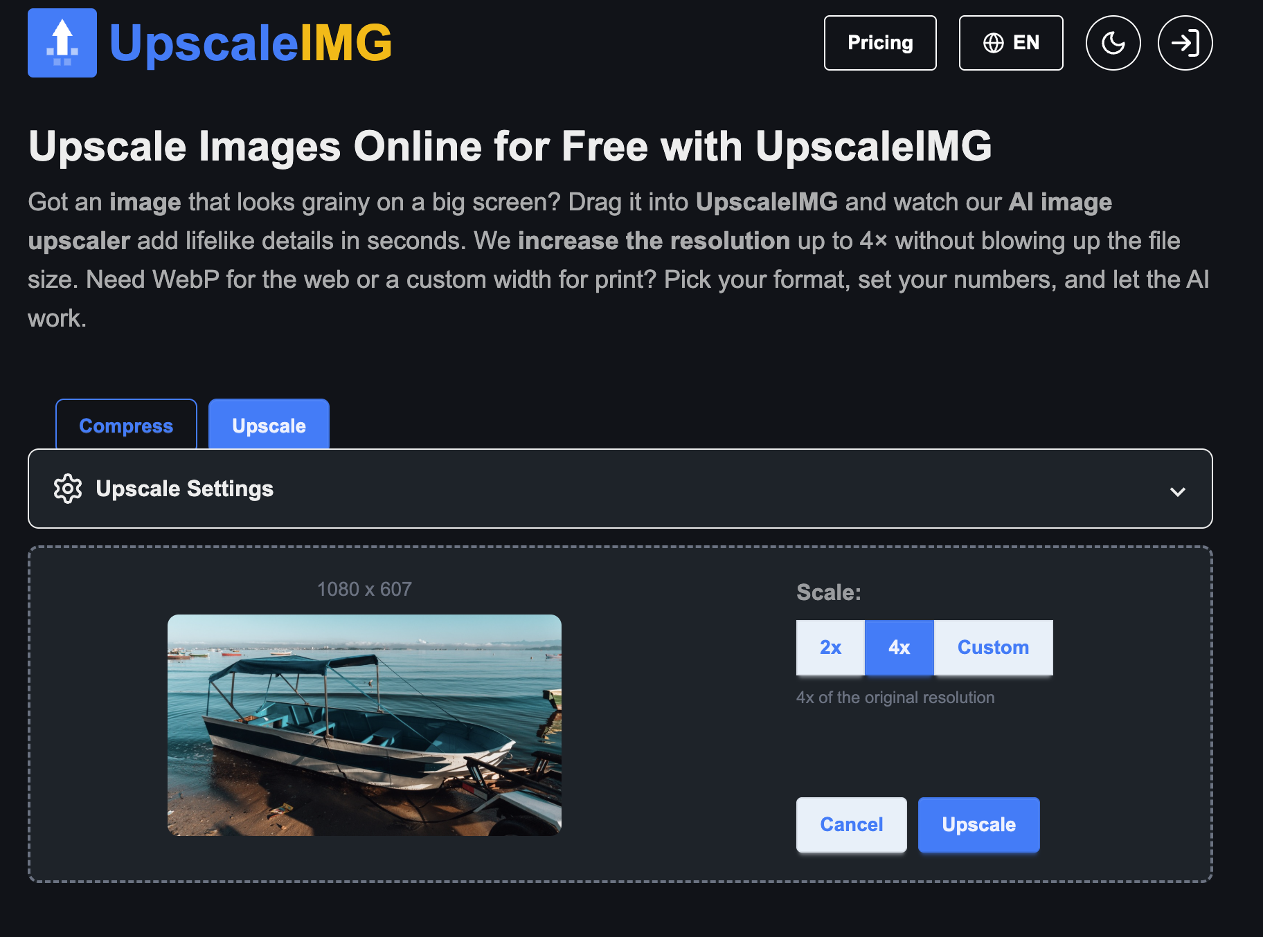 UpscaleIMG gallery image