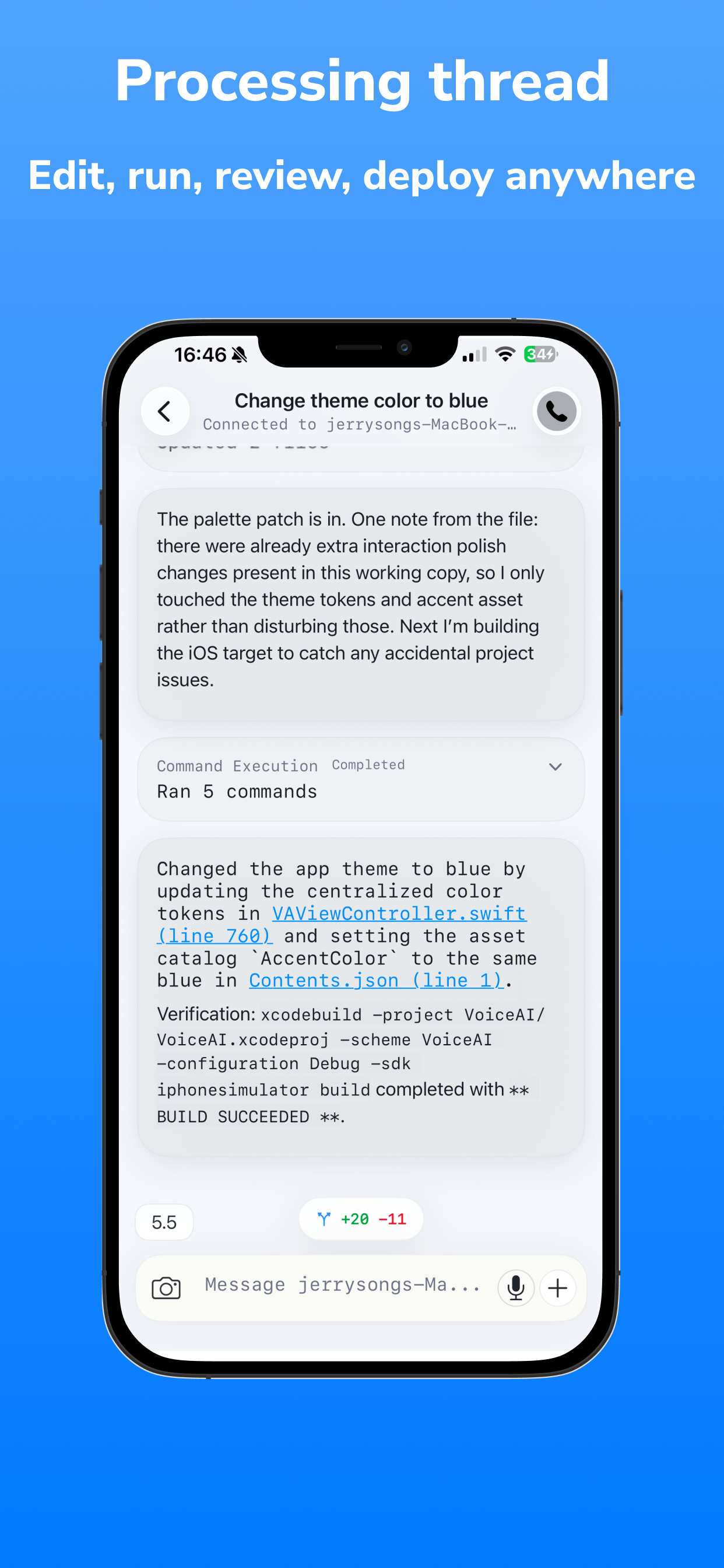 Octopus: Codex Code App gallery image