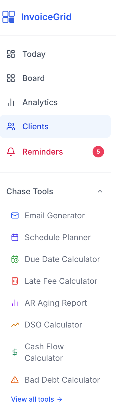 InvoiceGrid - Screenshot 4 showing product features and functionality