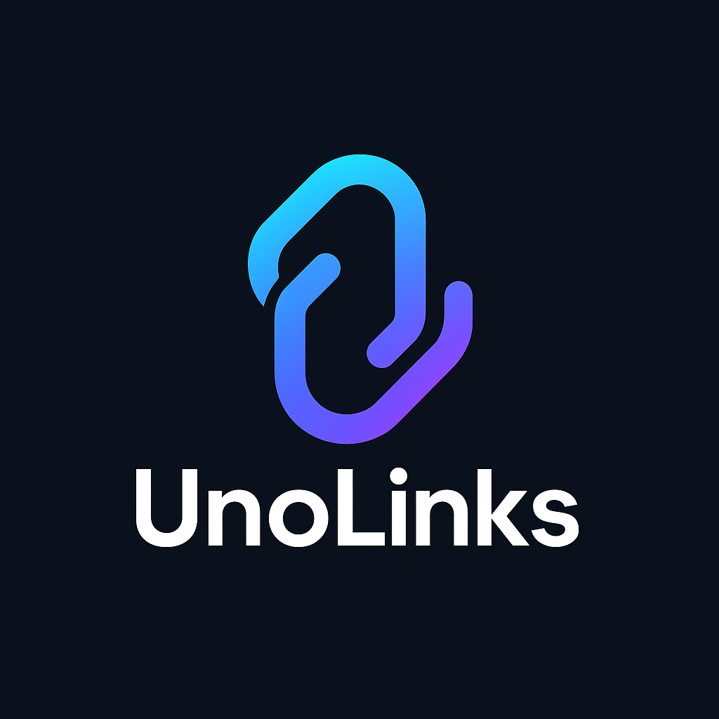 UnoLinks - Product Hunt launch logo and brand identity