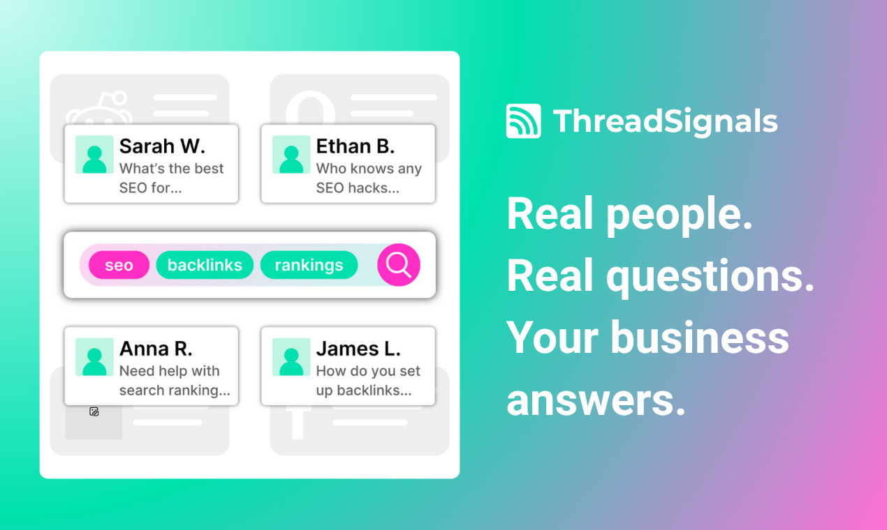 ThreadSignals - Screenshot 3 showing product features and functionality