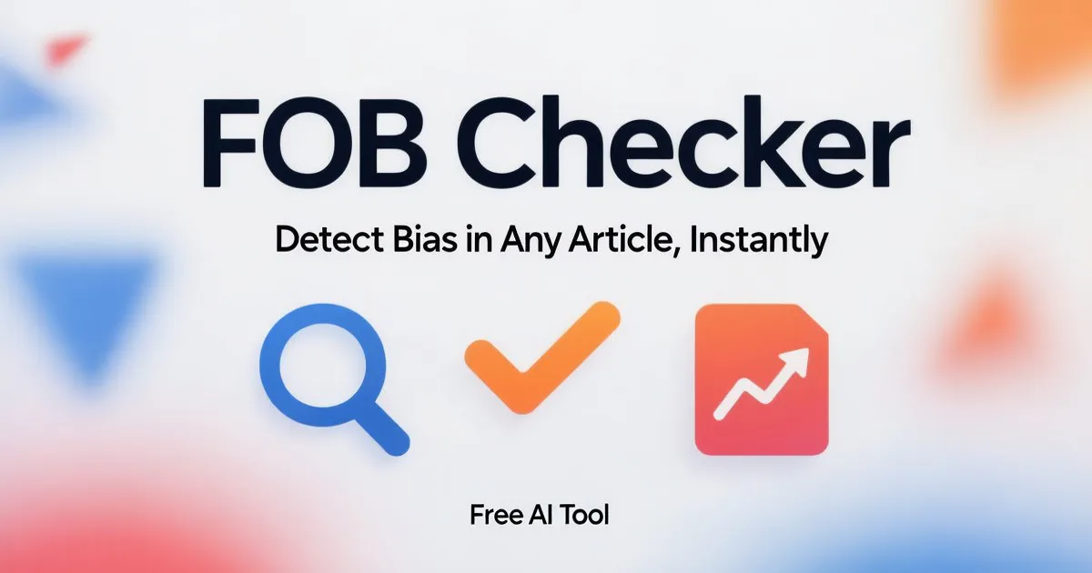 FOB Checker 제품 배너
