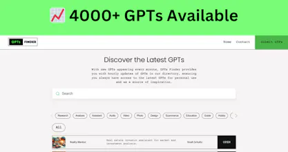 GPTs Finder - Daily-Updated Directory gallery image