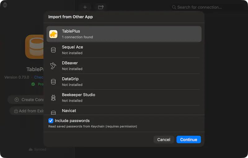TablePro screenshot 3