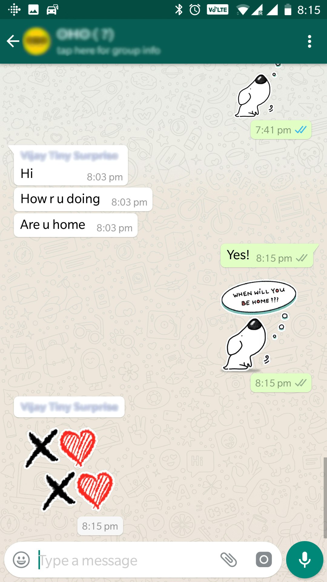 XOXO Whatsapp Stickers gallery image