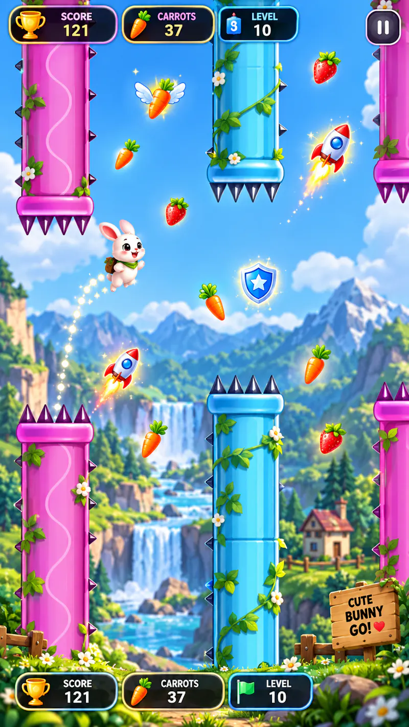 Cute Bunny GO! screenshot 3