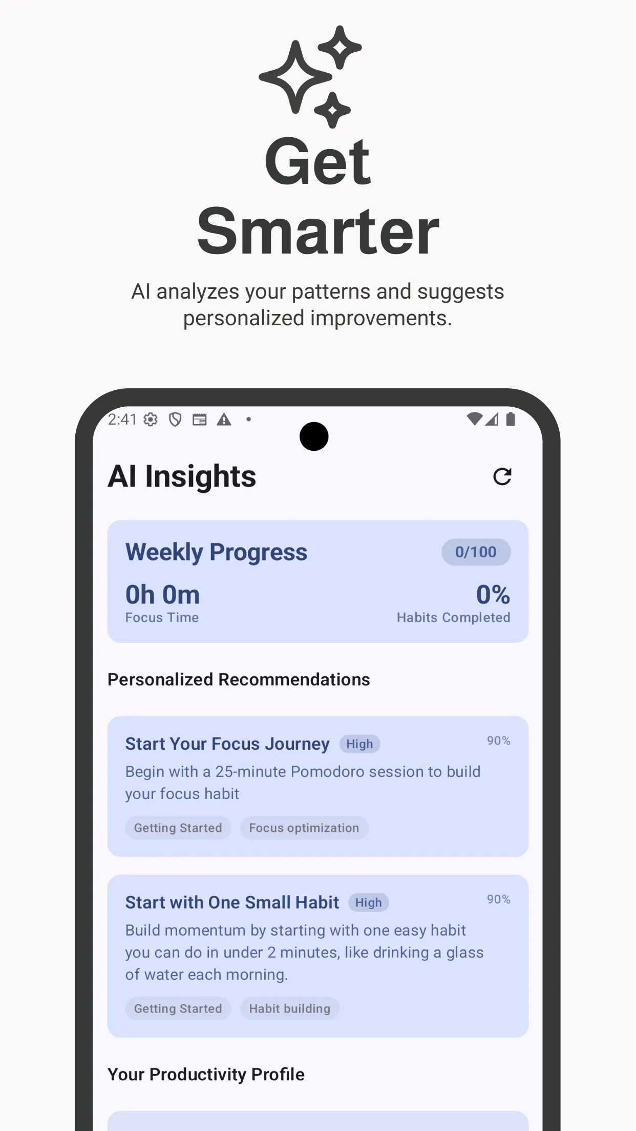 ZenTrack - AI Habit & Focus Tracker gallery image
