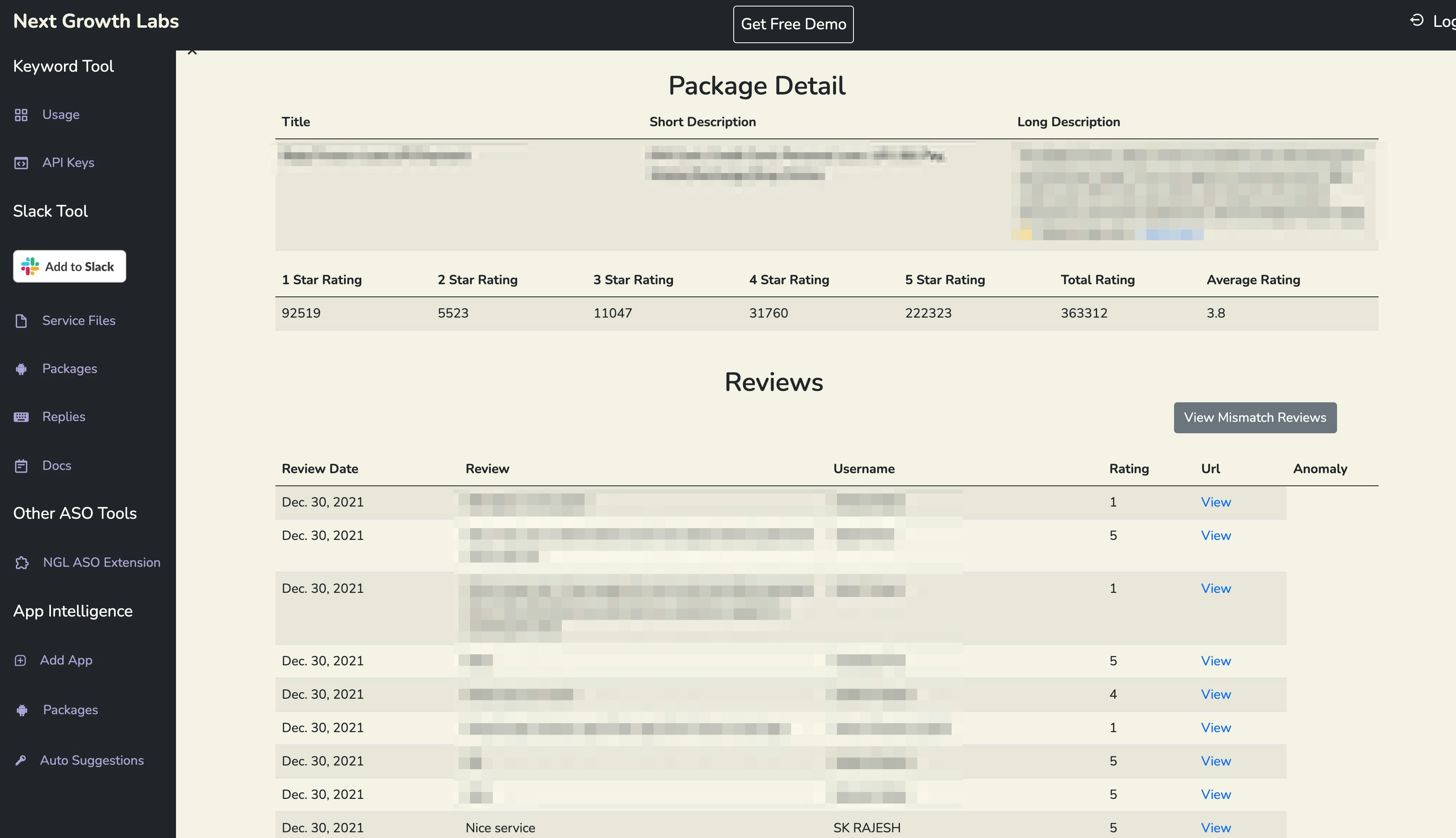 App Store Optimization Console gallery image