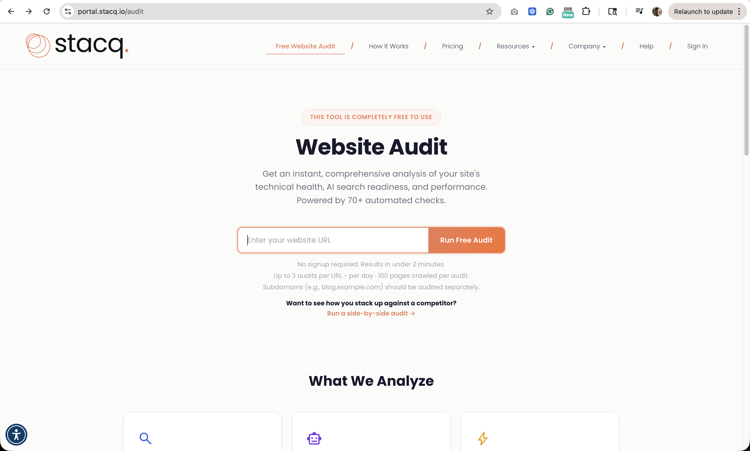 Free Site Audit Tool  gallery image