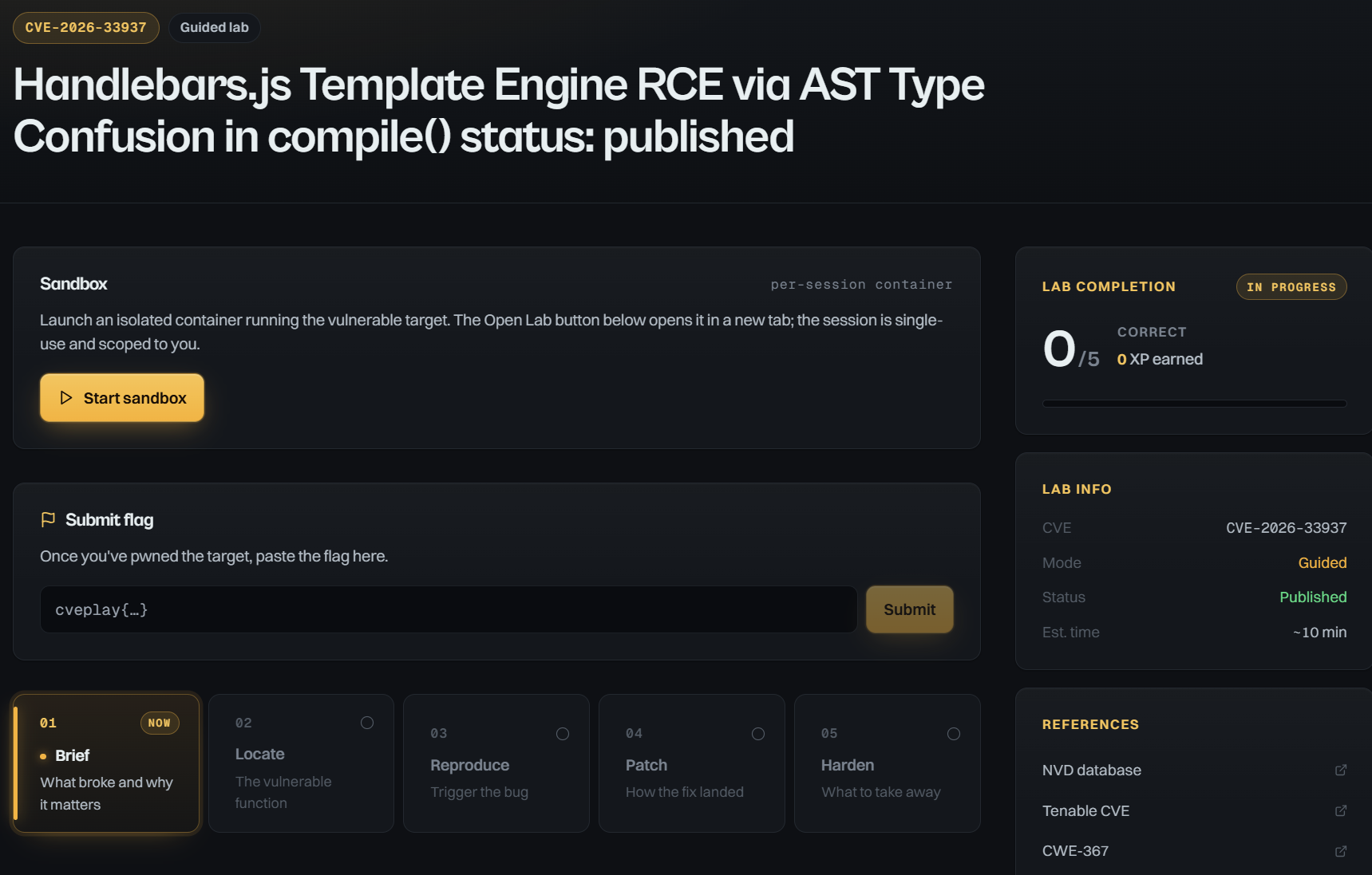CVE Playground gallery image