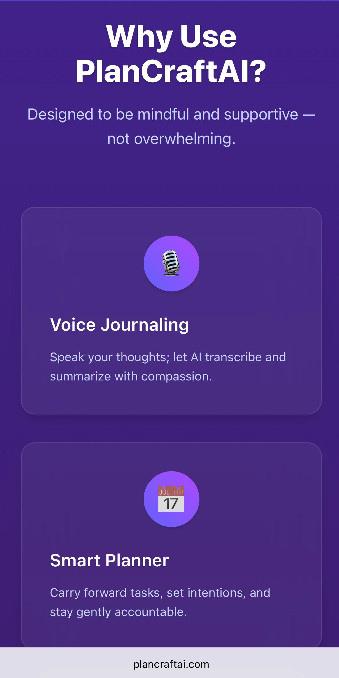 PlanCraftAI – Your AI-Powered Companion gallery image