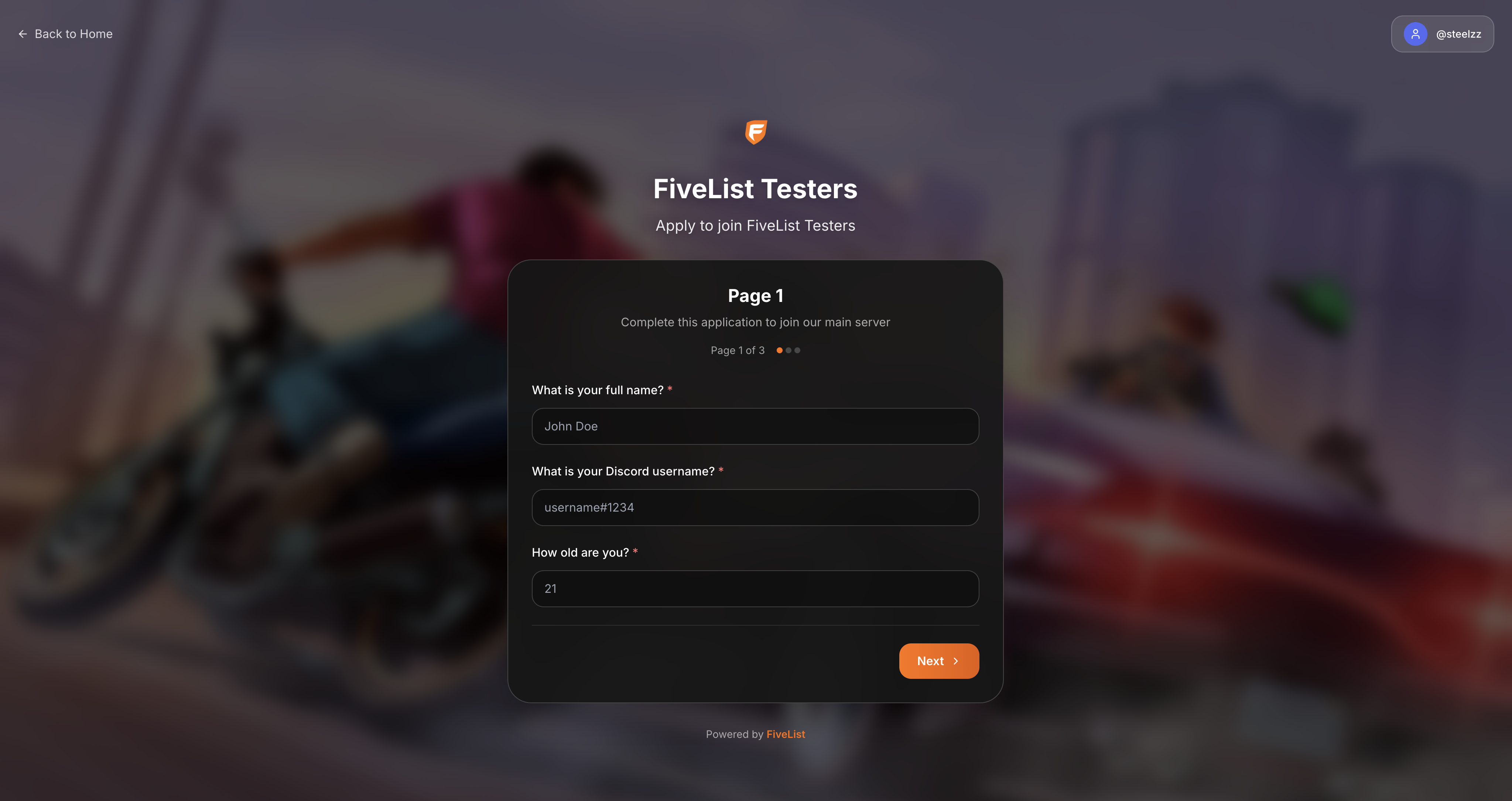 FiveList screenshot 3