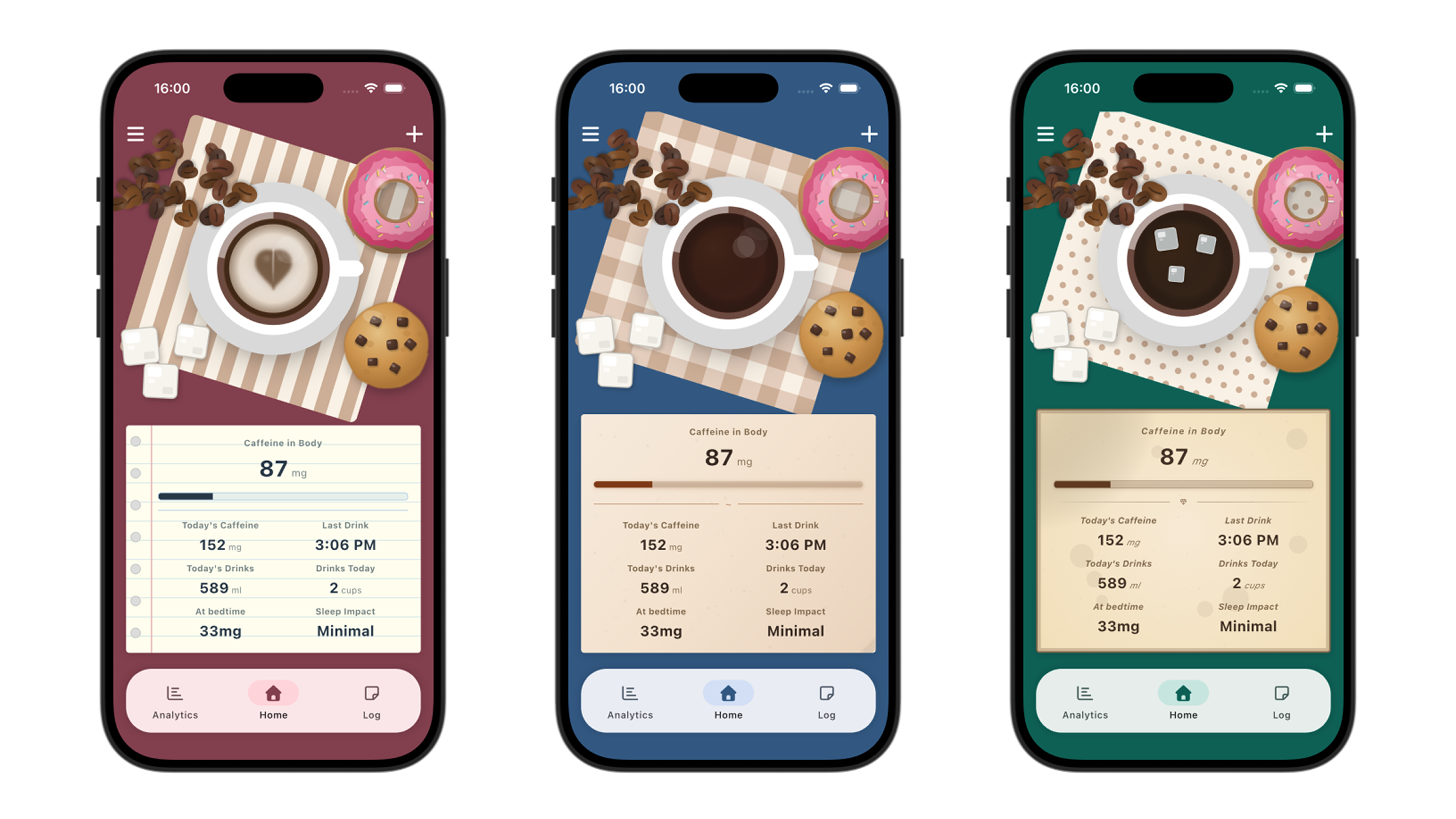 CaffLog - Screenshot 2 showing product features and functionality