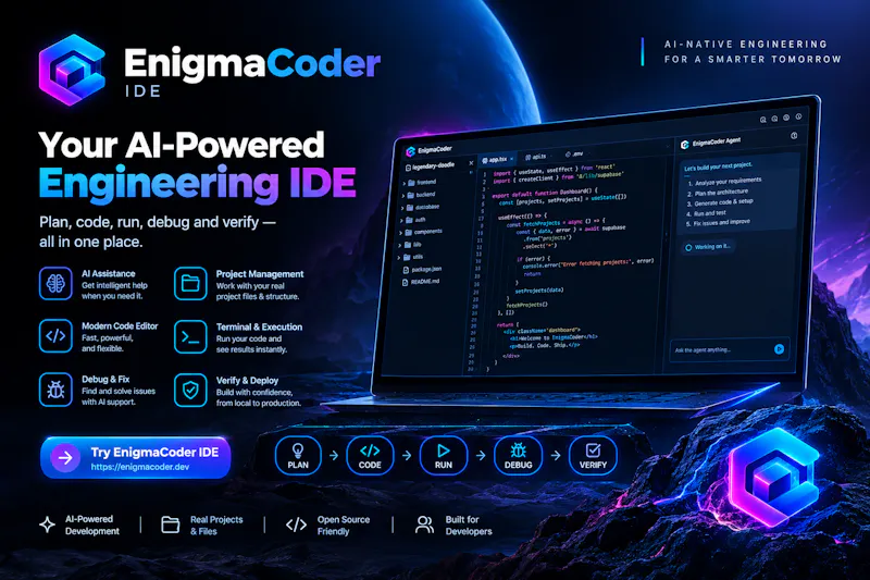 EnigmaCoder IDE screenshot 1