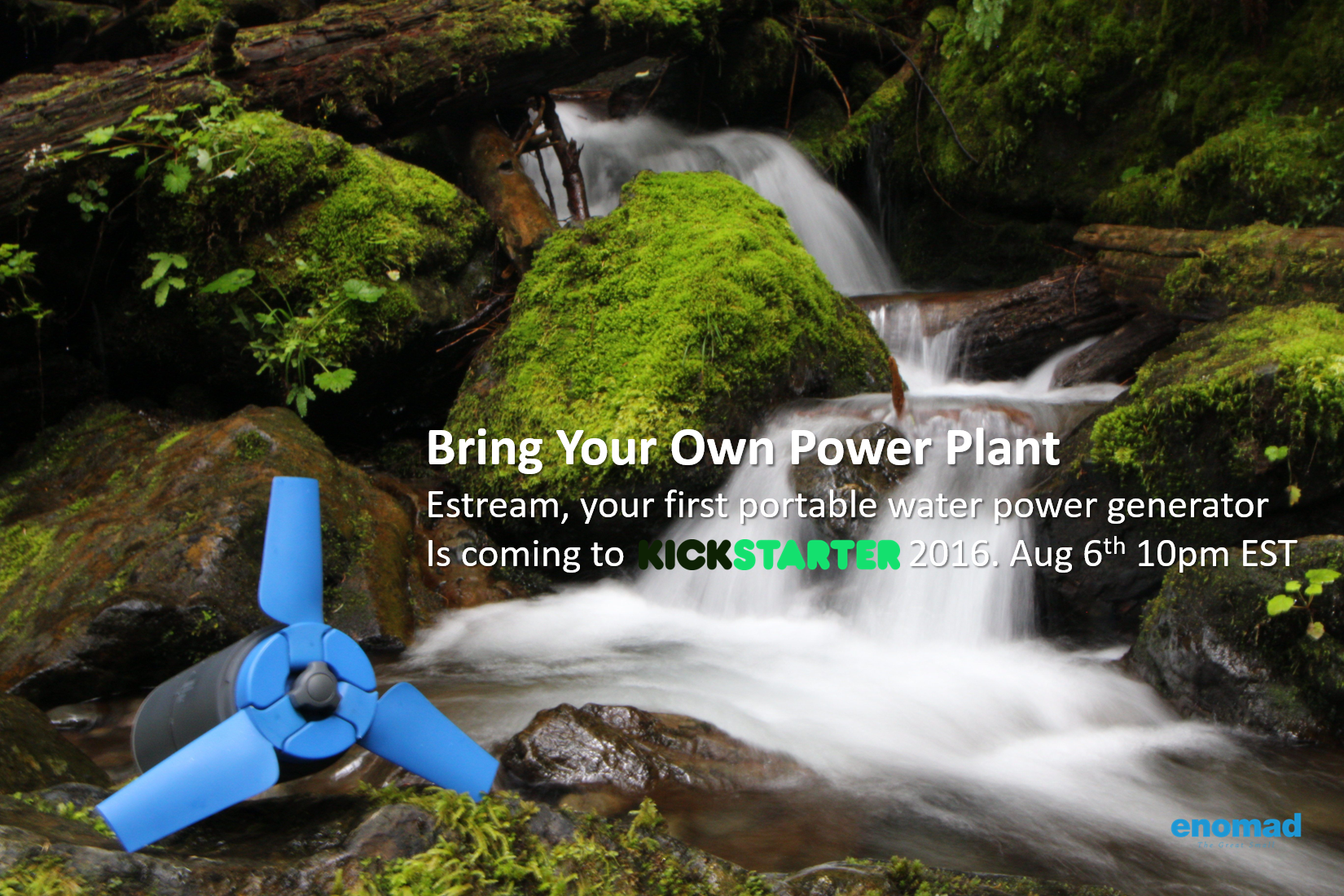 Estream: Portable Water Power Generator