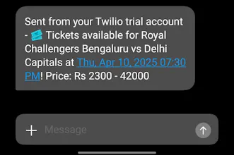 RCB Match Ticket Notifier gallery image