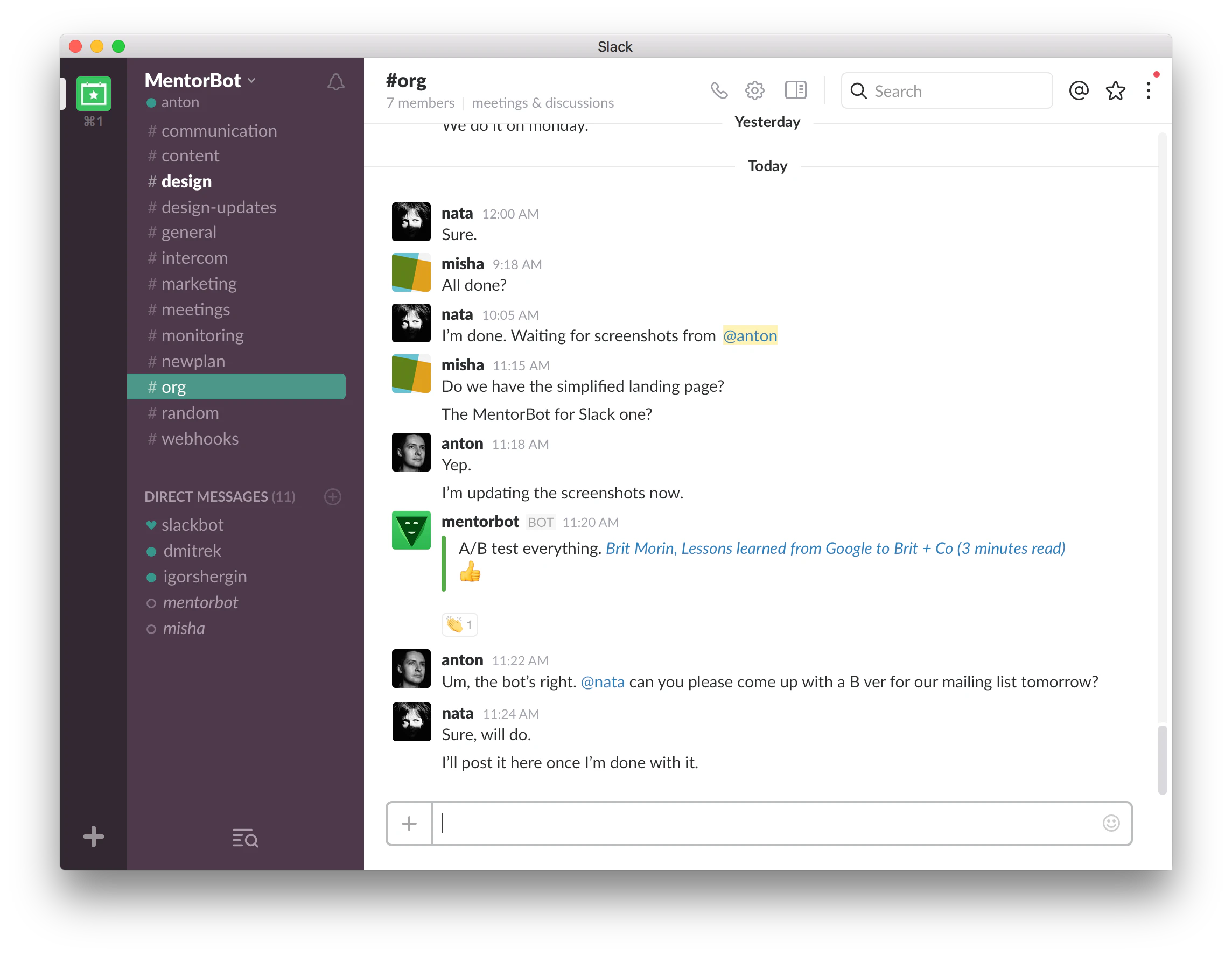 MentorBot Image