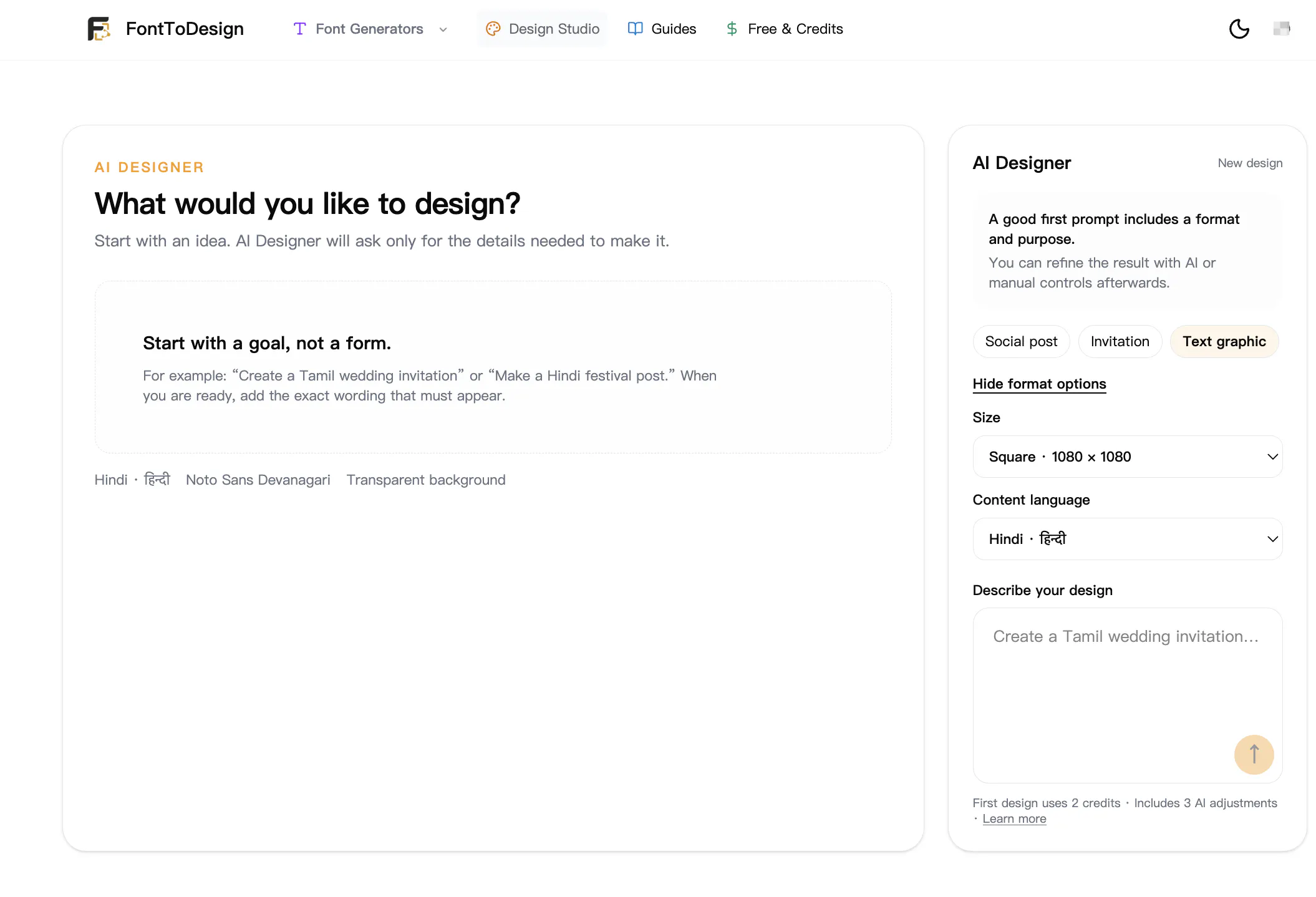 FontToDesign – Hindi & Tamil Design gallery image