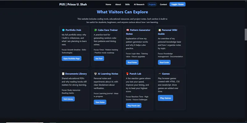 Princehacky Portfolio screenshot 3