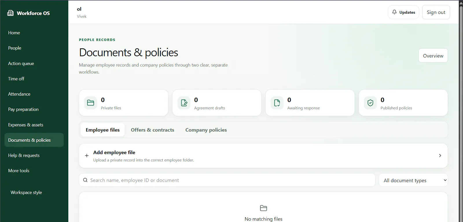Workforce OS screenshot 8