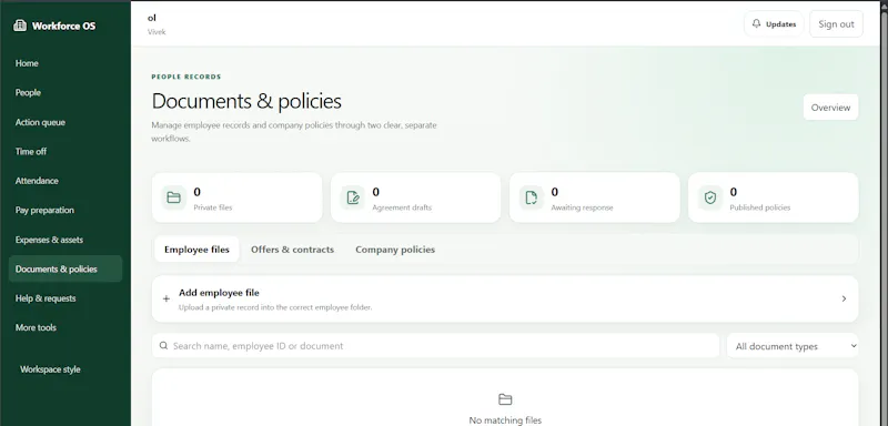 Workforce OS screenshot 8
