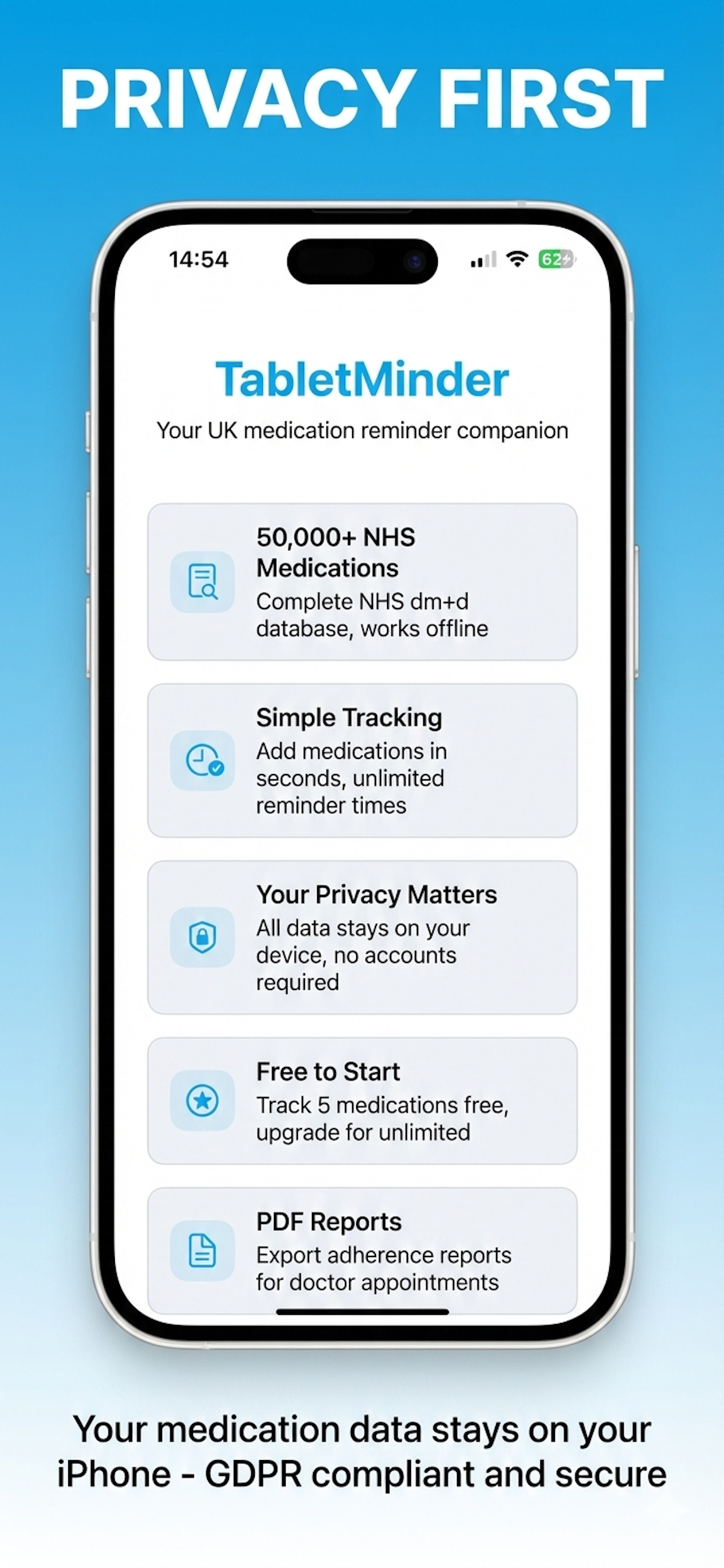 TabletMinder - Free UK Med Reminders gallery image