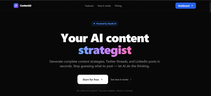 ContentAI screenshot 1