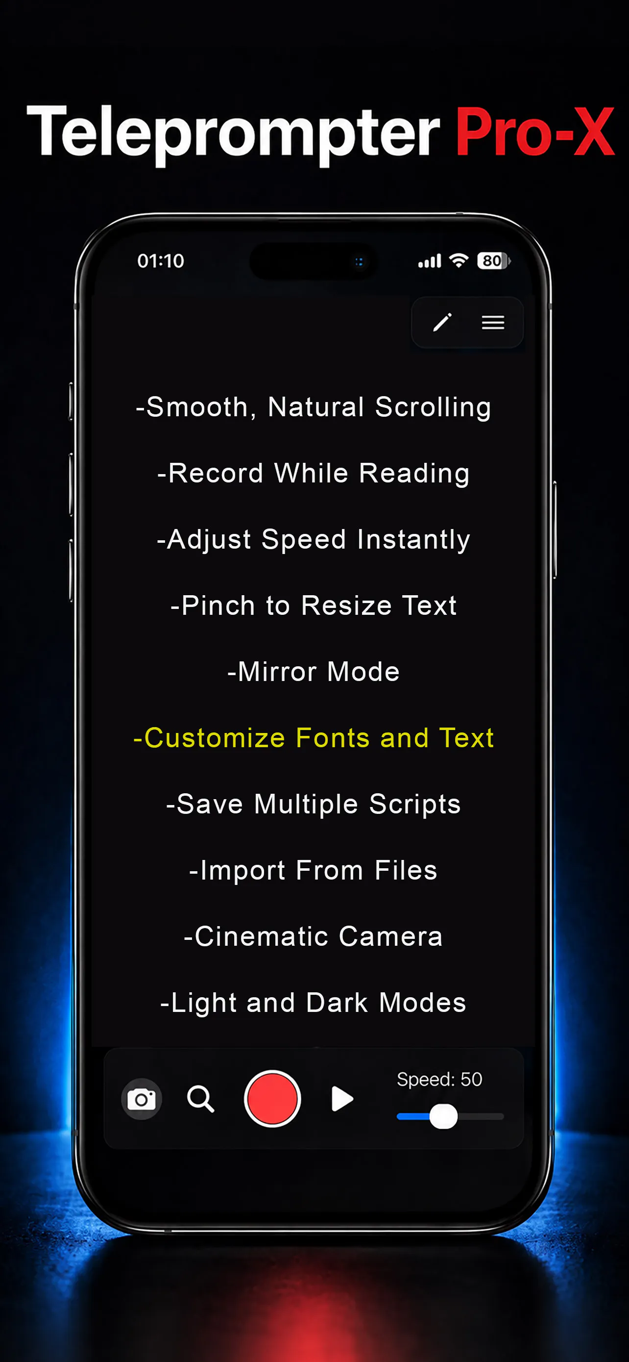Teleprompter Pro-X gallery image