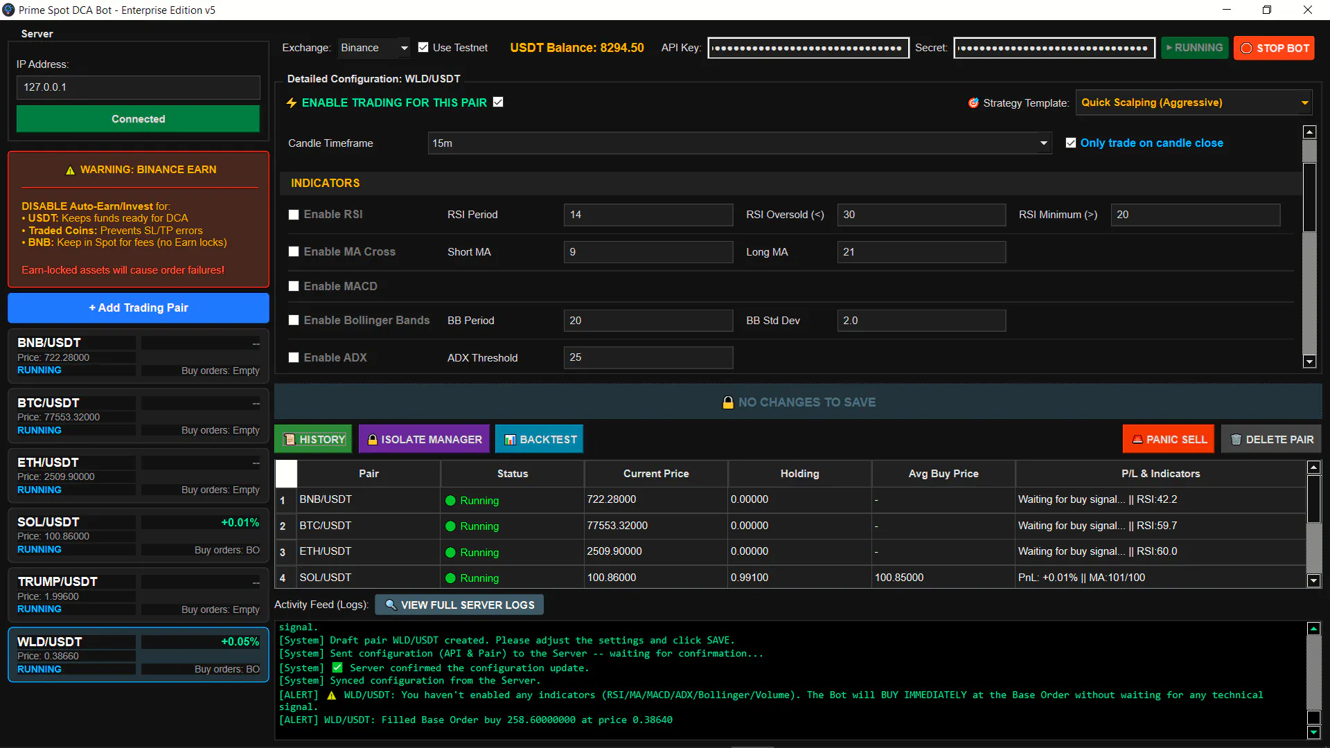 Prime Spot DCA Trading Bot gallery image