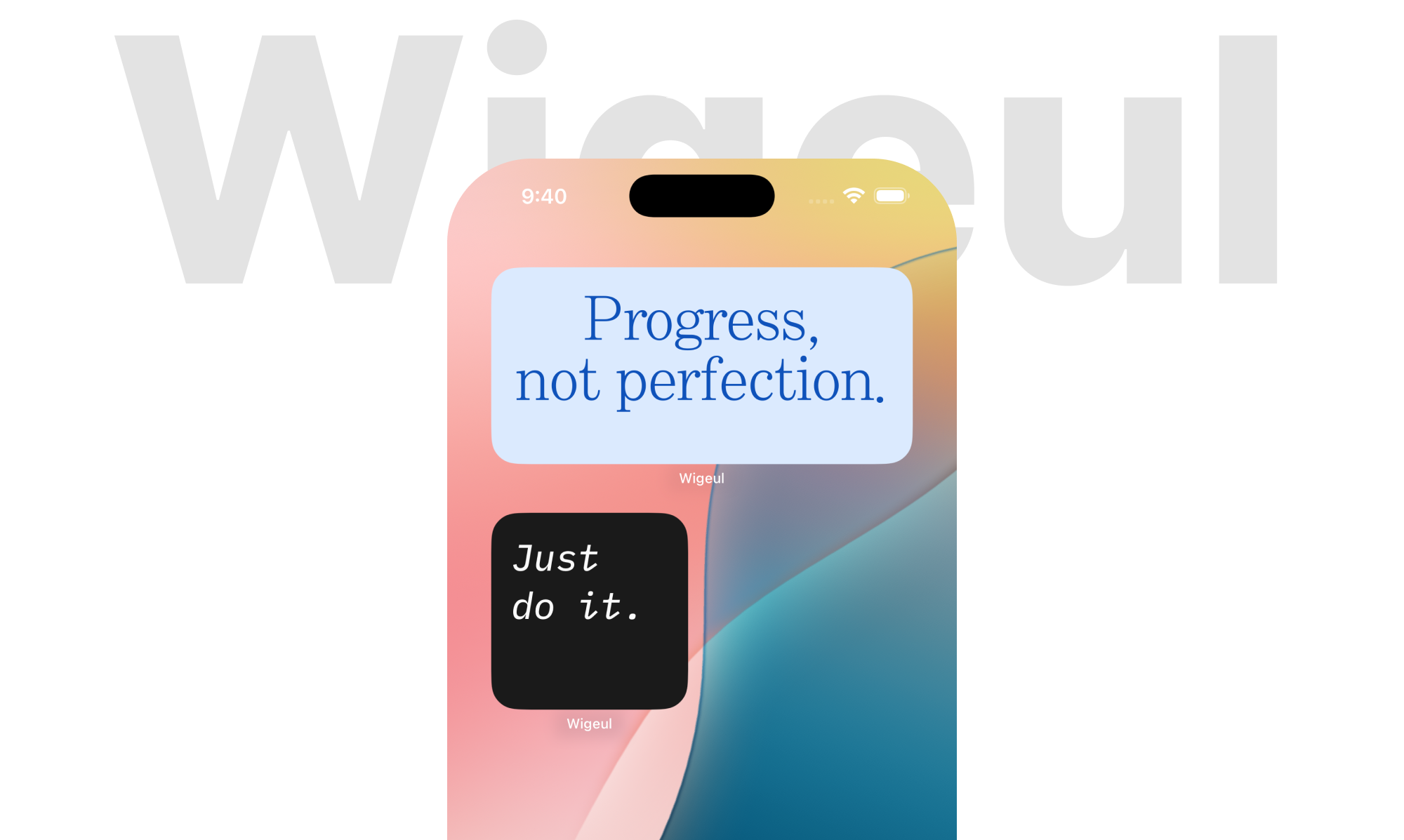Wigeul - Home Screen Notes (iOS) gallery image
