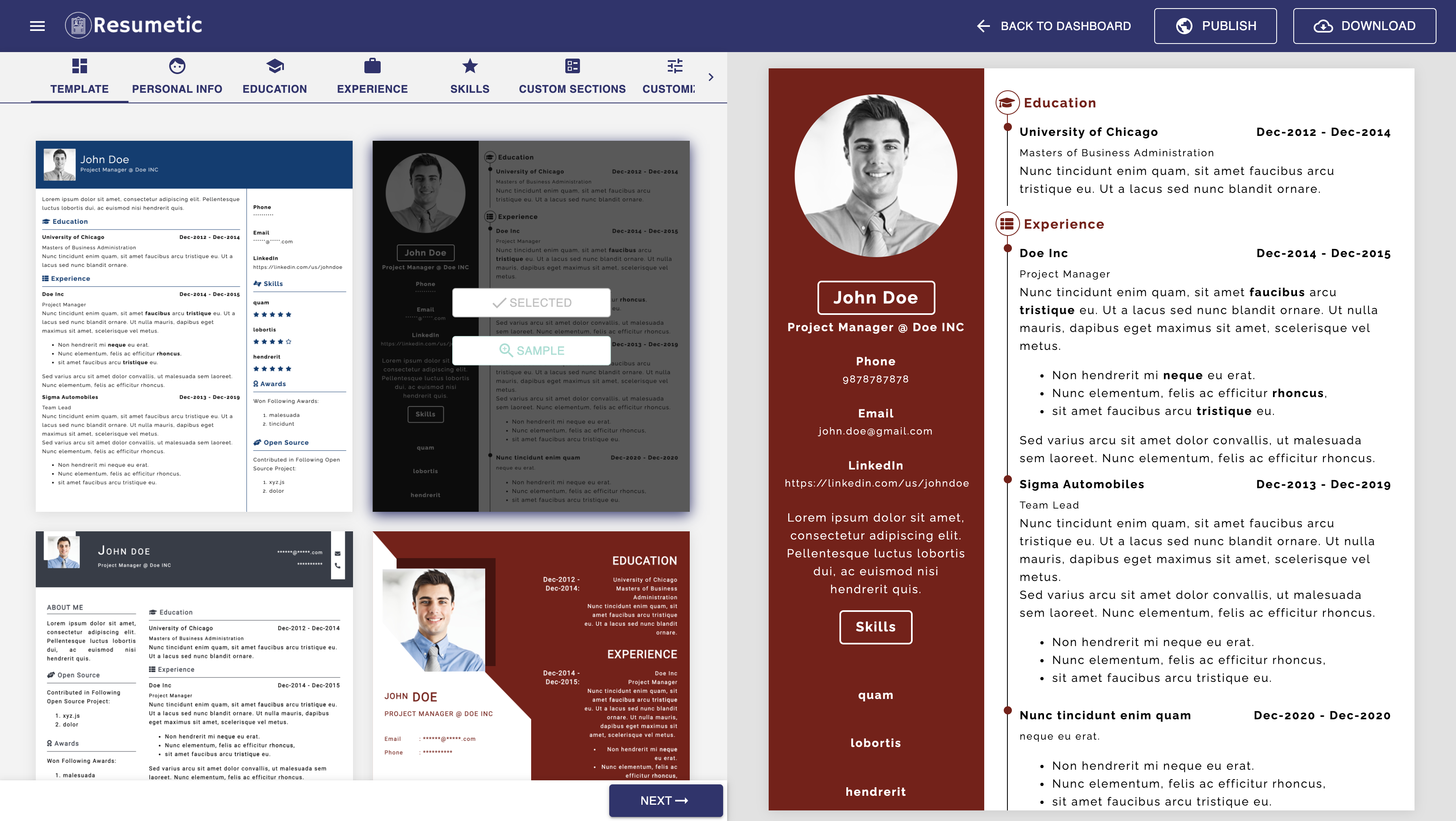 Resumetic gallery image