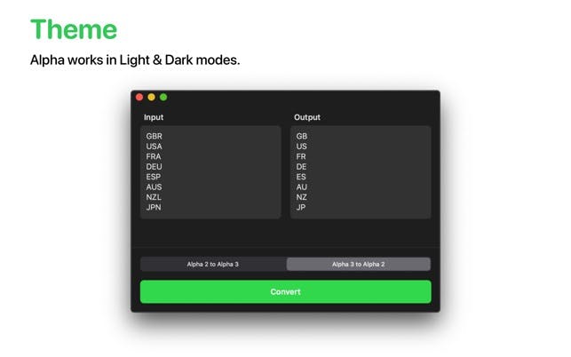 Alpha - ISO Code Converter media 3