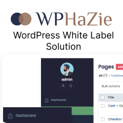 Wphazie WordPress White Label Branding