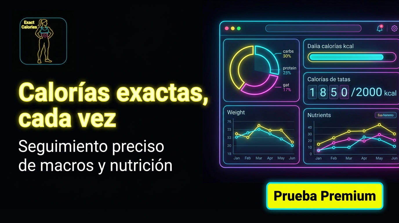 Exact Calories - Screenshot 2 showing product features and functionality