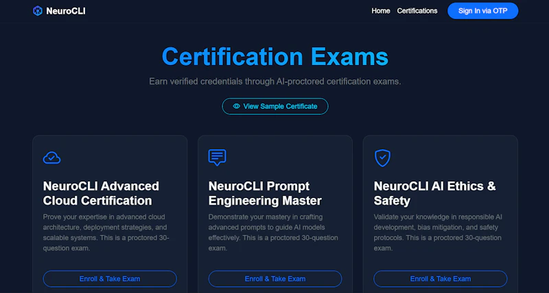 NeuroCLI screenshot 5
