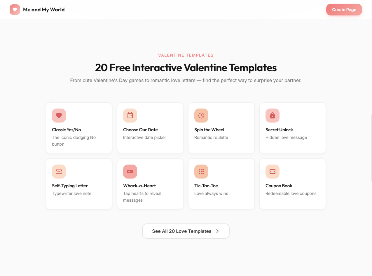 Me and My World - Screenshot 3 showing product features and functionality