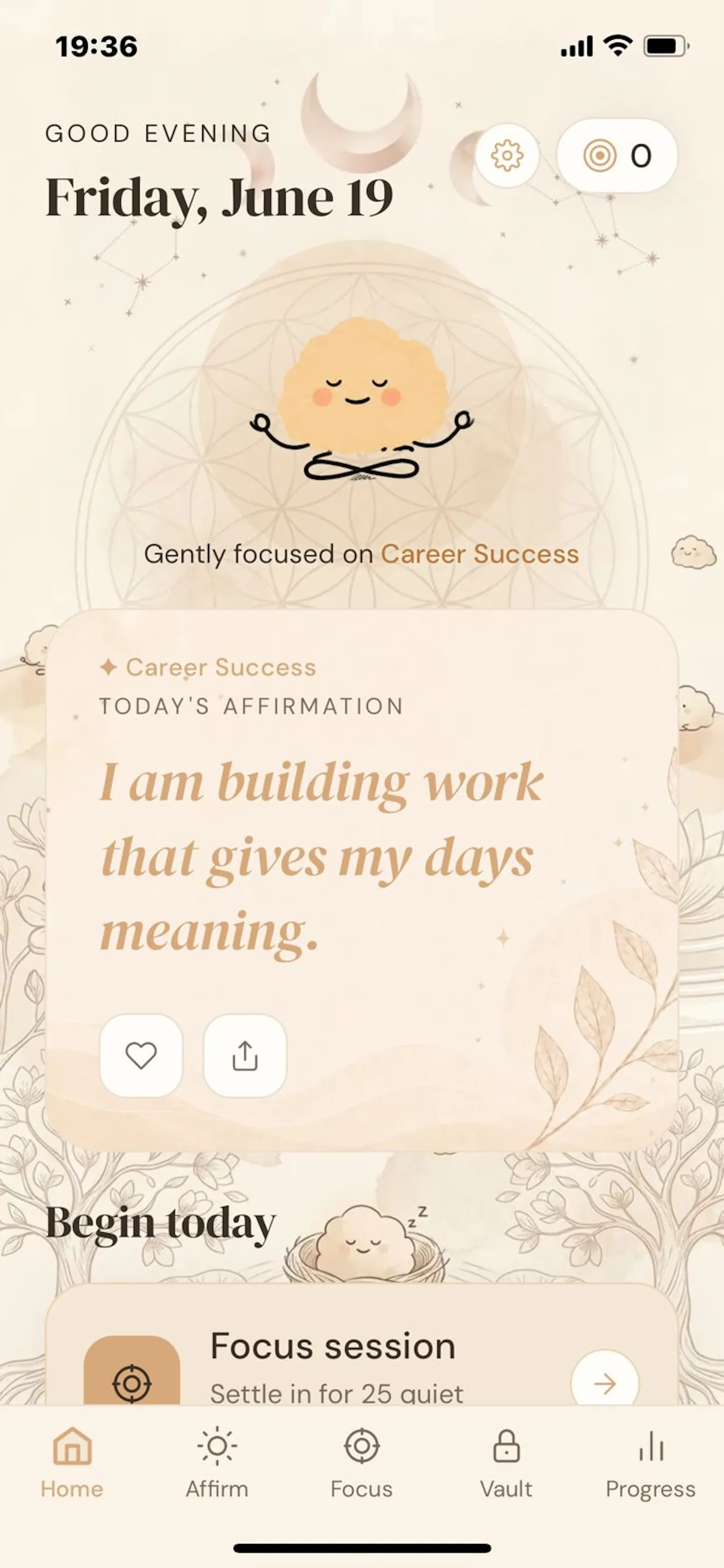 ManifestDaily - Affirmations screenshot 1