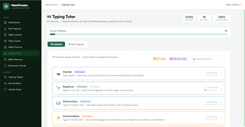 MemOrLearn screenshot 6