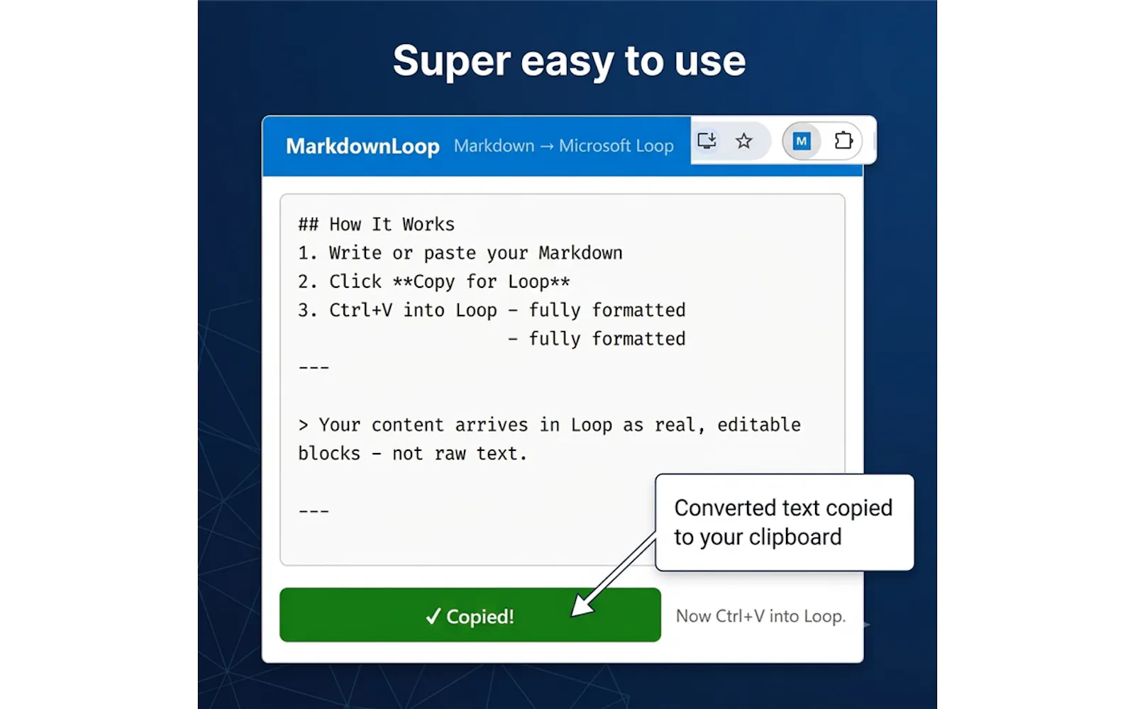 MarkdownLoop screenshot 3